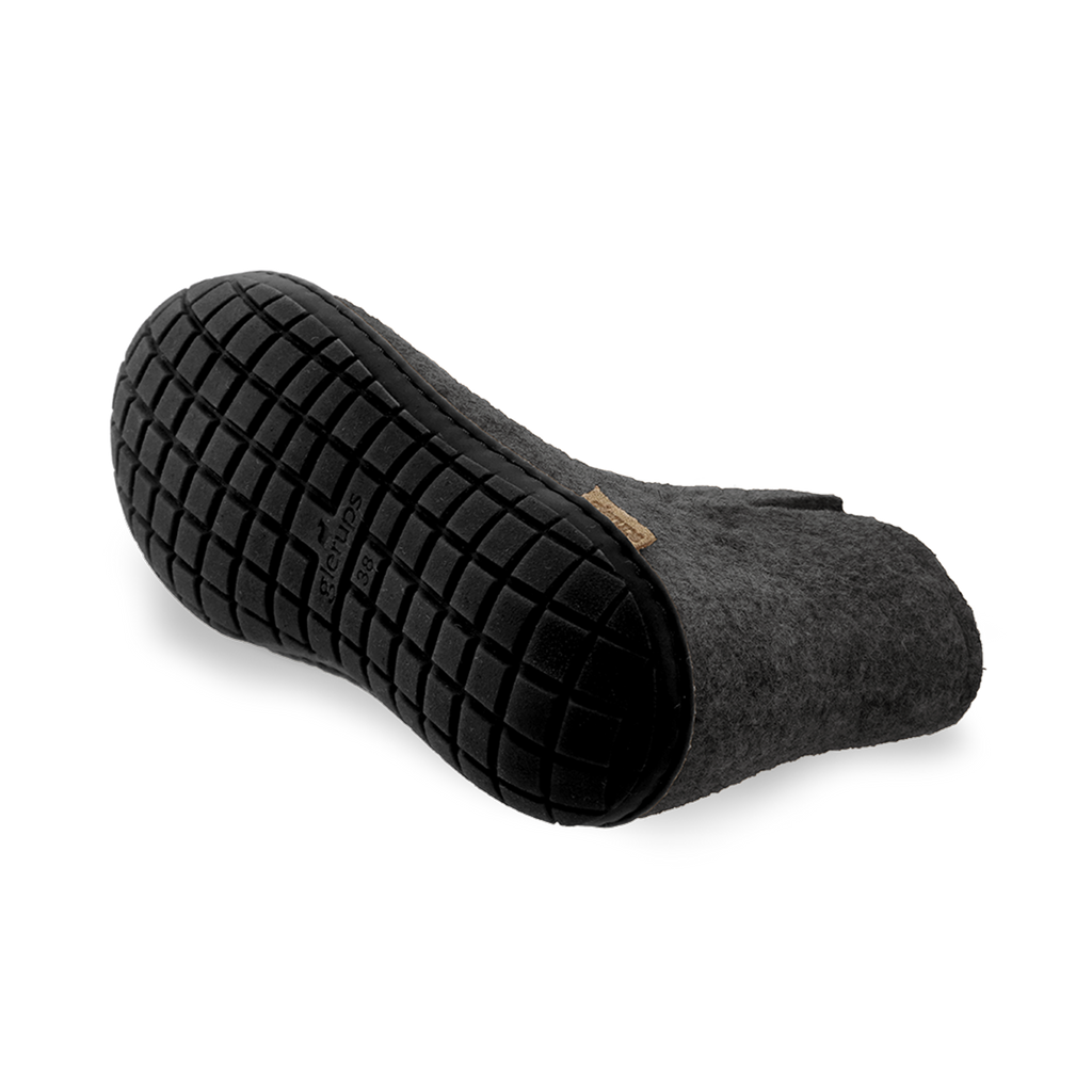 Boot with natural rubber sole - black - Charcoal