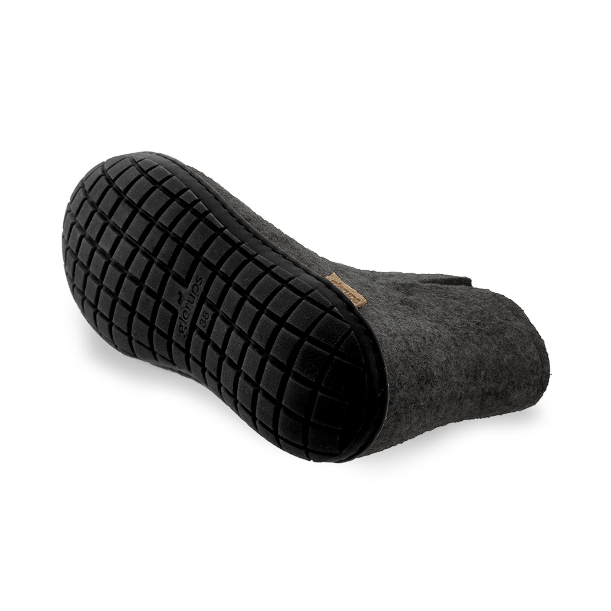 Boot with natural rubber sole - black - Charcoal