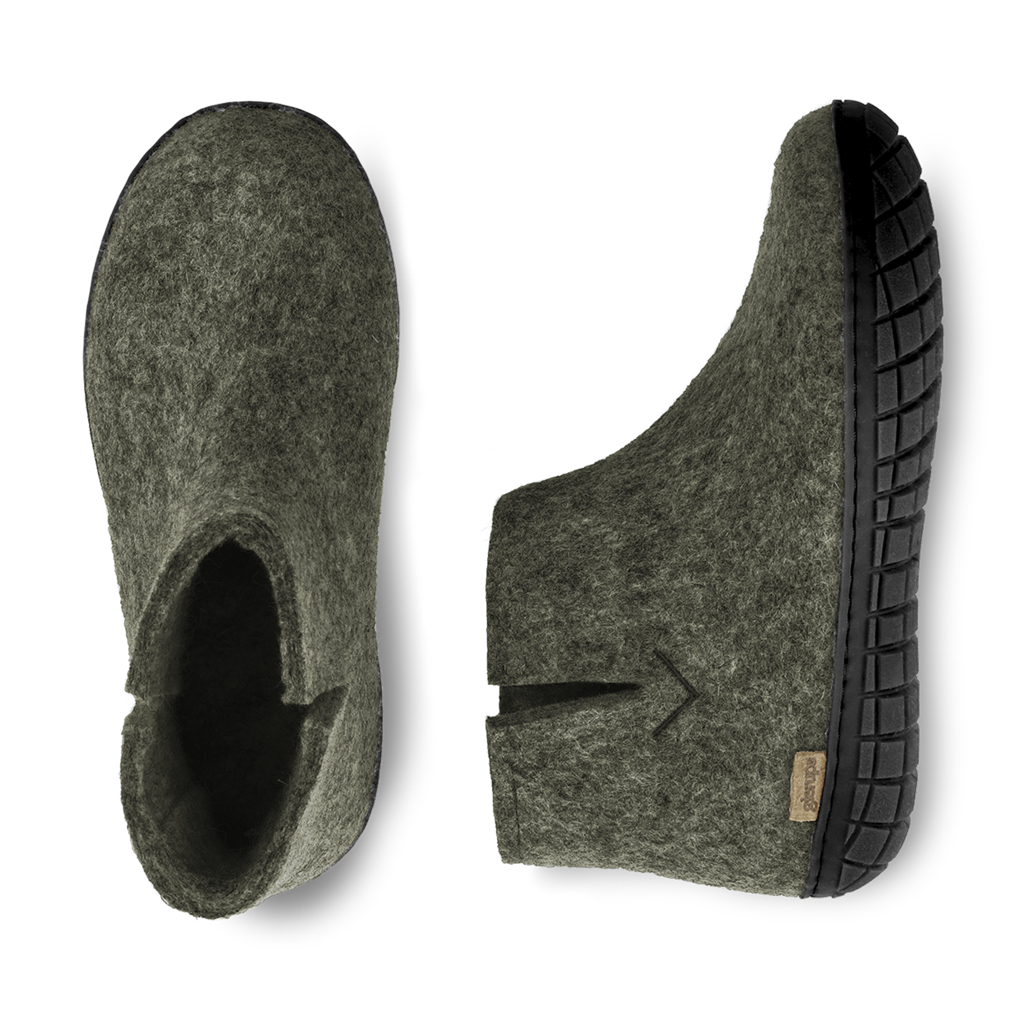Boot with natural rubber sole - black - Forest